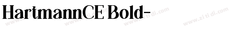 HartmannCE Bold字体转换 HartmannCE Bold字体转换